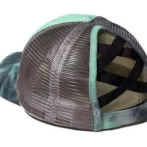 Mesh Back Crisscross Cap